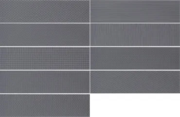 Декоративный элемент Wow Gradient Decor Black Matt 7,5x30 матовый