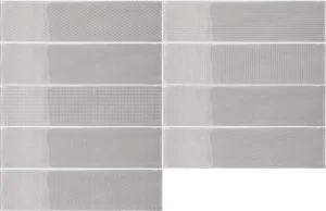 Декоративный элемент Wow Gradient Decor Greige Gloss 7,5x30 глянцевый