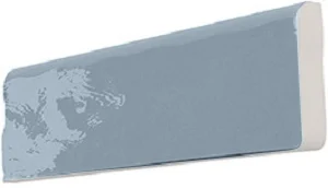 Бордюр Wow Mestizaje Bullnose Zellige Aqua 3,5x12,5 глянцевый