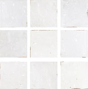 Декоративный элемент Wow Mestizaje Zellige Decor White 12,5x12,5 глянцевый