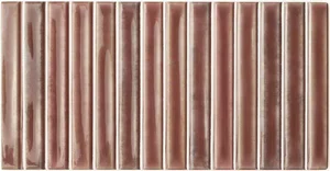 Плитка Wow Potters Bars Wine 133167 12,5x25 глянцевая