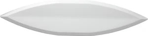 Декоративный элемент Wow Second Skin Petal Ice White Matt 5,5x23 матовый