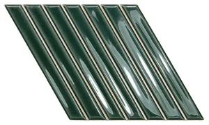 Плитка Wow Spike Bars 135016 A Royal Green 15x25.9 полированная