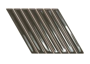 Плитка Wow Spike Bars 135017 A Ebony Gloss 15x25.9 полированная