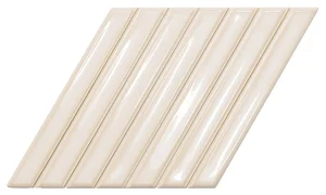 Плитка Wow Spike Bars 135020 B Deep White 15x25.9 полированная