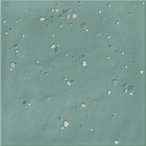 Керамогранит Wow Stardust Pebbles Teal 126393 15x15 матовый