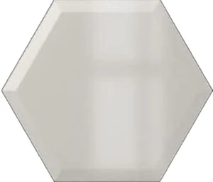 Плитка Wow Subway Lab Mini Hexa Bevel Cotton Gloss 15x17,3 глянцевая