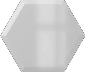 Плитка Wow Subway Lab Mini Hexa Bevel Ice White Gloss 15x17,3 глянцевая