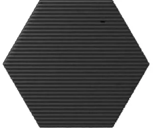 Плитка Wow Subway Lab Mini Hexa Canale Graphite Matt 15x17,3 матовая