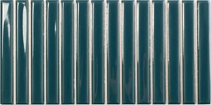 Плитка Wow Sweet Bars Peacock Blue 128703 12,5x25 глянцевая