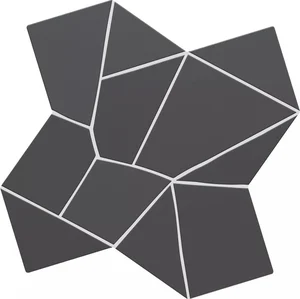 Керамогранит Wow Trencadis 134263 Gaudi Basalt 25.5x25.5 натуральный