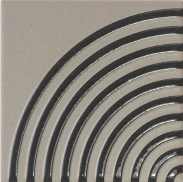 Плитка Wow Twister Twist Taupe Stone Graphite 129163 12,5x12,5 глянцевая