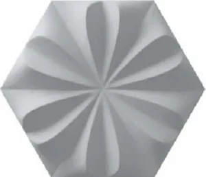 Плитка Wow Collection Fiore Ash Grey Matt 21,5x25 матовая