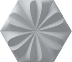 Плитка Wow Collection Fiore Ash Grey Matt 21,5x25 матовая