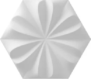 Плитка Wow Collection Fiore Ice White Matt 21,5x25 матовая