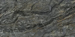 Керамогранит Xtone by Porcelanosa (Urbatek) 100335171 Orobico Dark Polished 160x320 G-1054 полированный