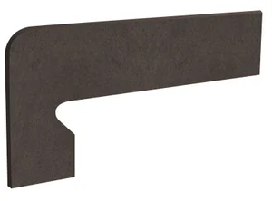 Бордюр Exagres Zanq. Mediterraneo Grafito Derecha (правый) 17,5x39,5 матовый