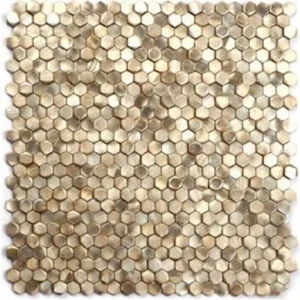 Мозаика Zodiac Stamping Aluminum 3D Gold S050 29,6x30,5 глянцевая