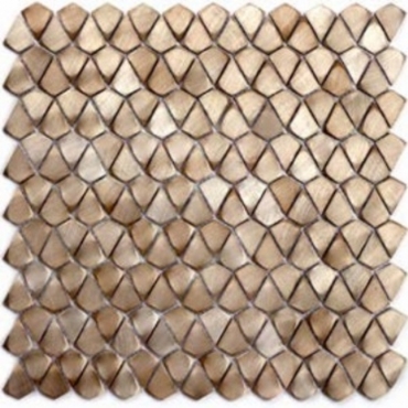 Мозаика Zodiac Stamping Aluminum Bronze S113 28,2x29,2 глянцевая
