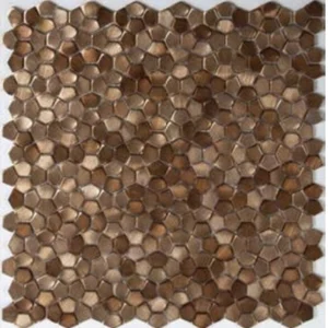 Мозаика Zodiac Stamping Aluminum Copper S063 30,5x30,5 глянцевая