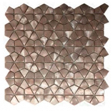 Мозаика Zodiac Stamping Aluminum Copper S106 26,9x28 матовая