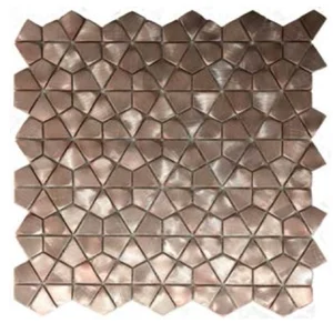 Мозаика Zodiac Stamping Aluminum Copper S106 26,9x28 матовая