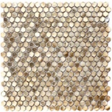 Мозаика Zodiac Stamping Aluminum Gold S028 29,2x30,2 глянцевая