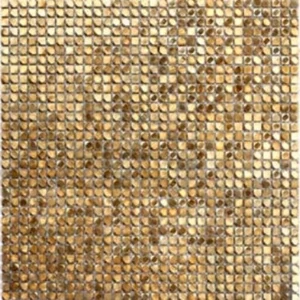 Мозаика Zodiac Stamping Aluminum Gold S054 30,6x30,6 глянцевая