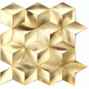 Мозаика Zodiac Stamping Aluminum Gold S072 24x27 матовая