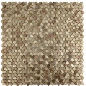 Мозаика Zodiac Stamping Aluminum Gold S129 30x30 глянцевая