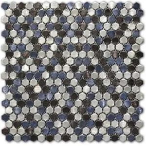 Мозаика Zodiac Stamping Aluminum Mix S032 30,3x30,3 глянцевая