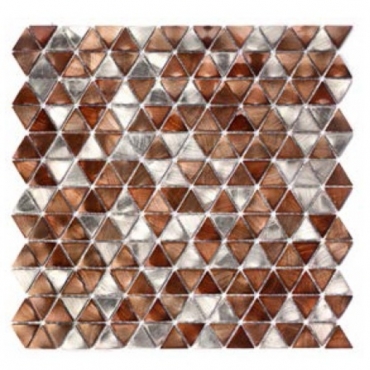 Мозаика Zodiac Stamping Aluminum Mix S146 29,2x30,2 глянцевая
