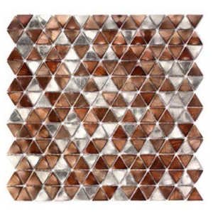 Мозаика Zodiac Stamping Aluminum Mix S146 29,2x30,2 глянцевая