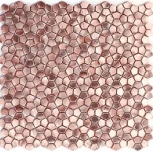 Мозаика Zodiac Stamping Aluminum Rose S065 30,5x30,5 глянцевая