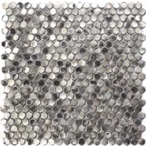 Мозаика Zodiac Stamping Aluminum Silver S027 30,3x30,3 глянцевая