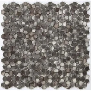 Мозаика Zodiac Stamping Aluminum Titanium S062 30,5x30,5 глянцевая