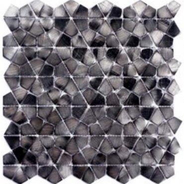 Мозаика Zodiac Stamping Aluminum Titanium S104 26,9x28 матовая