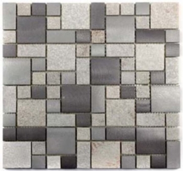 Мозаика Zodiac Stone Aluminum AG175 30x30 матовая