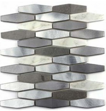 Мозаика Zodiac Stone Aluminum AG183 25,8x30 матовая
