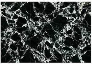 Керамогранит Zodiac Napoleon Black Polished (6 мм) MN766CP321606 160x320 полированный