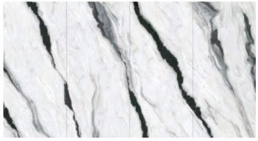 Керамогранит Zodiac Panda White Polished (6 мм) MN072AP271206 120x270 полированный