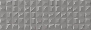 Плитка Cifre Cromatica Kleber Antracita Brillo 25x75 глянцевая
