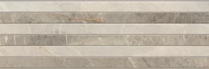 Декоративный элемент Porcelanite Dos 9520 Rect. Gris Relieve 30x90 матовый