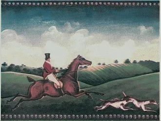 A fox hunting