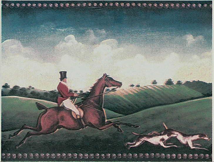 Декоративный элемент Petracers A fox hunting 15x20 матовый