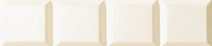 Бордюр Ascot Absolute Listello Cream Diamond 5,5x25 матовый