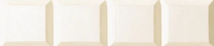 Бордюр Ascot Absolute Listello Cream Diamond 5,5x25 матовый