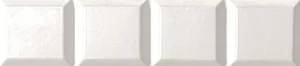 Бордюр Ascot Absolute Listello White Diamond 5,5x25 матовый
