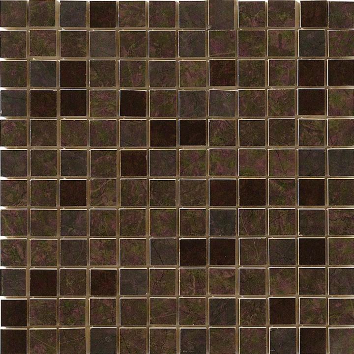 Мозаика Novabell Absolute Mosaico Mix Lustro Brown 29,5x29,5 лаппатированная