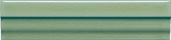 Бордюр Adex ADMO5222 Cornisa Clasica C/C Verde Claro 3,5x15 глянцевый